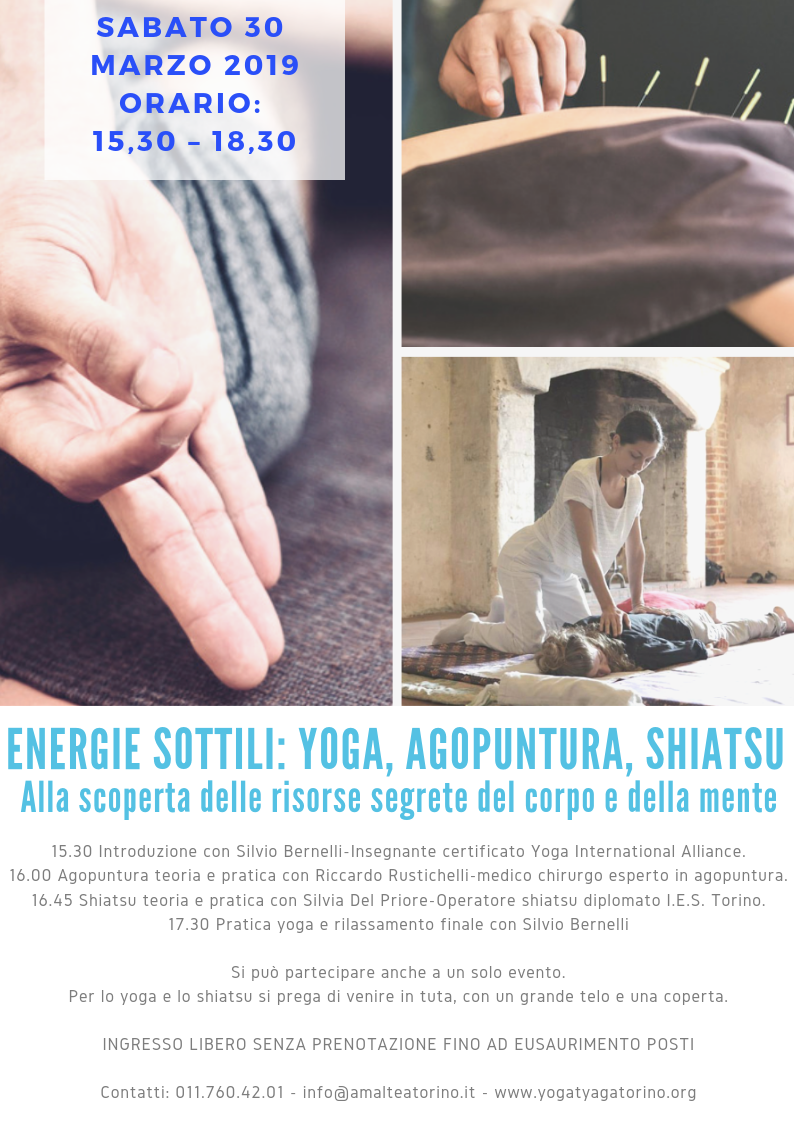 Energie sottili: yoga, agopuntura, shiatsu