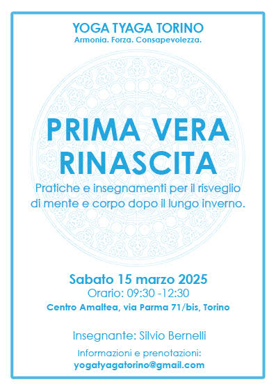 Prima Vera Rinascita. Sabato 15 marzo, ore 9.30-12.30