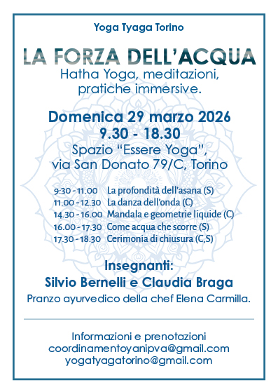 La forza dell'acqua. Domenica 29 marzo 2026, ore 9.30-18.30